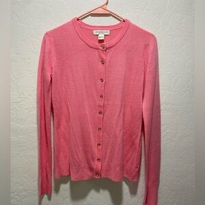 MELROSE CHIC Pink Button-Up Cardigan like new